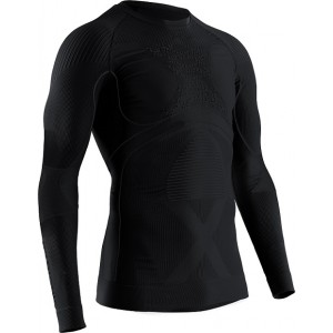 Термофутболка мужская X-BIONIC® ENERGY ACCUMULATOR 4.0 Round Neck Long Sleeve Black/Black арт.: EA-WT06W19M-B026